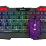 COMBO GAMING XTRIKE ME X2 MOUSE + TECLADO, 7 COLORES MK503KIT