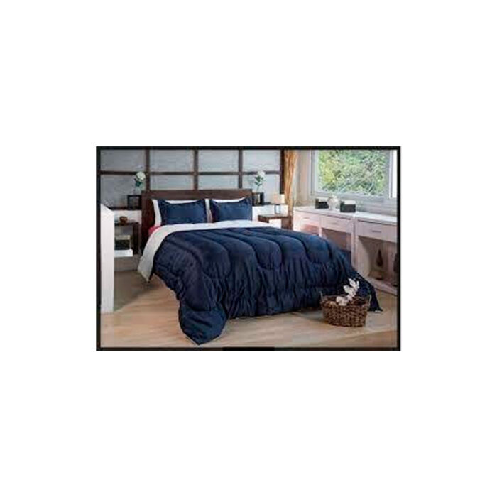 ACOLCHADO REVERSIBLE JACQUARD QUEEN 250 X 240 CON 2 ALMOHADONES DE 50 X 70 - Imagen 1