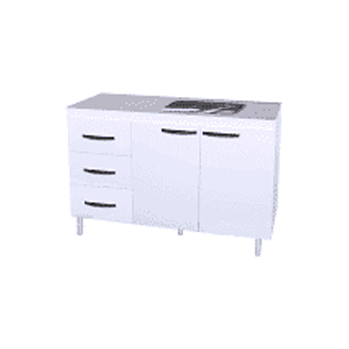 Adag Shops 35 BAJO MESADA COLOR BLANCO 120X82X50 MAXIMO