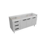 BAJO MESADA COLOR BLANCO 160X82X50 MAXIMO