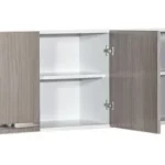 ALACENA COLOR BLANCO/GRIS 140X46X30 MAXIMO