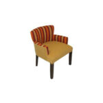 MATERA CON APOYABRAZOS CHENILLE LIVING GRIS/RAYAS