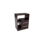 MESA DE LUZ 2C 53X67X36 PREMIUM COLOR WENGUE ORLANDI