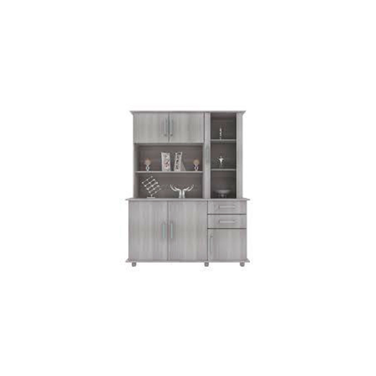 Adag Shops 32 MODULAR 140 6 PUERTAS 2 CAJONES COLOR JACARANDA 140X180X36