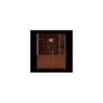 MODULAR 1,60M 6P 2C COLOR MOGNO 160X180X36 ORLANDI