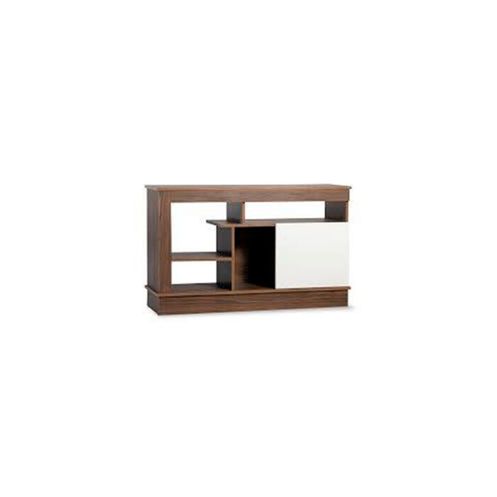 RACK SIENA TV COLOR NOGAL/BLANCO 68X110X36 MAXIMO - Imagen 1