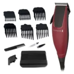 CORTA CABELLOS REMINGTON 6 PEINES, CORTE 100% LINEAL, COLOR BORDO