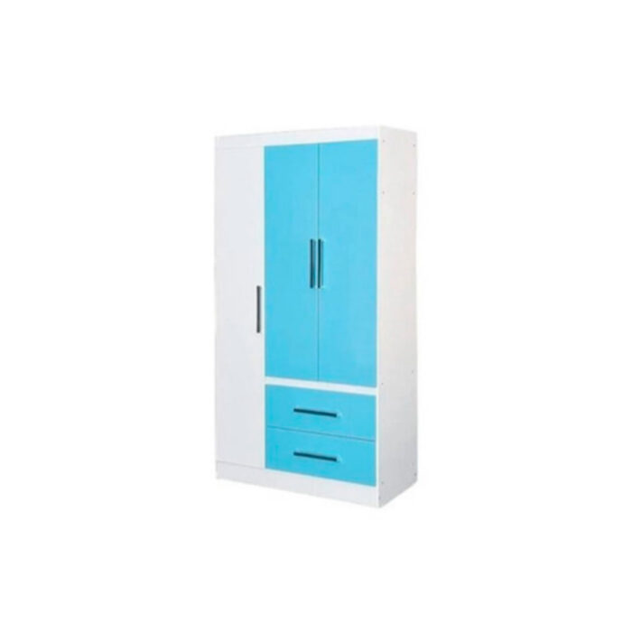 ROPERO FORTALEZA 3P 2C CELESTE LINEA INFANTIL 180X93X47 MAXIMO - Imagen 1