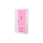 ROPERO FORTALEZA 3P 2C ROSA LINEA INFANTIL 180X93X47 MAXIMO