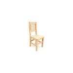 SILLA DE PINO HINDU RECTA, RESPALDO 6 TABLITAS