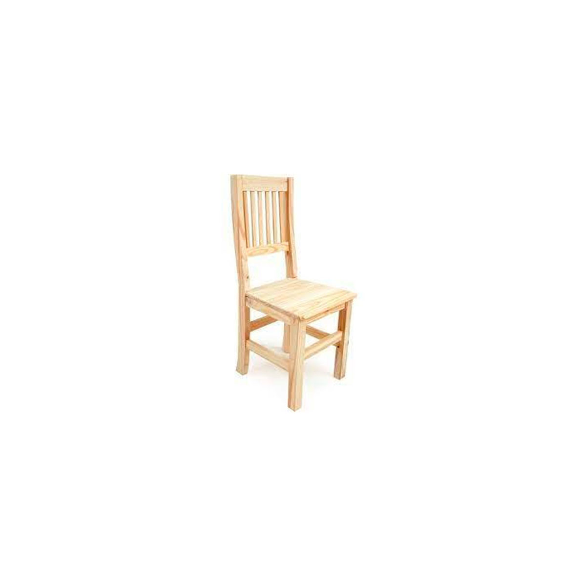 Silla Hindu Recta Pino 6 tablitas
