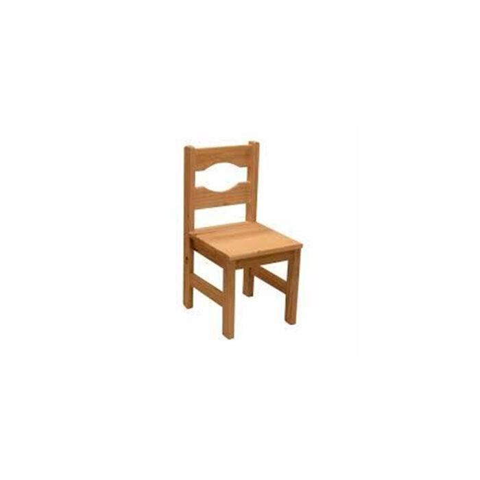 SILLITA DE PINO MAS ALTA NIÑOS - Imagen 1