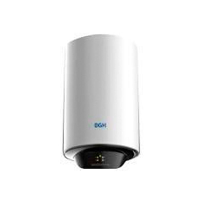 TERMOTANQUE ELECTRICO BGH 80LITROS, REGULADOR E INDICADOR DE TEMP DEL AGUA, CONEXION DE AGUA INFERIOR, DIAMETRO 45CM, ALTO 74CM - Imagen 1