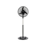 VENTILADOR DE PIE LILIANA 24" 120W PARRILLA METAL NEGRA ASPAS PLASTICAS NEGRAS
