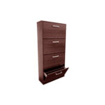 ZAPATERO 4 PUERTAS COLOR WENGUE ORLANDI