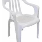 SILLA PASADENA GARDEN LIFE C/APOYA BRAZOS BLANCA, PVC, 52X55X57CM, AVELINO