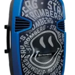 PARLANTE PORTATIL STROMBERG KNOCK 100W RMS, BLUETOOTH, LUCES AUDIORRITMICAS, RUEDAS Y MANIJA REBATIBLE, 70X42X38