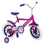 BICICLETA ROD 12 PINK NENA, CUADRO DE ACERO, FRENOS PIÑON FIJO TRASERO, STARK