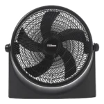 VENTILADOR TURBO RECLINABLE LILIANA, PIE/PARED 16" 65W, 5 ASPAS NEGRAS