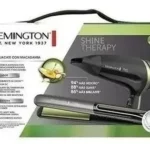 COMBO PLANCHITA 230°C + SECADOR MOTOR DC DE AGUACATE Y MACADAMIA SHINE THERAPY REMINGTON