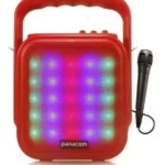 PARLANTE PANACOM SPEAKER PORTATIL, USB, BLUETOOTH, RADIO FM, LUCES LED, MICROFONO, 20W
