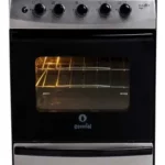 COCINA ESCORIAL MASTER STYLE INOX MULTIGAS, REJAS DE FUNDICION, RESPALDO DE VIDRIO, ENCENDIDO ELECTRONICO DE UNA MANO, 93X56X60CM