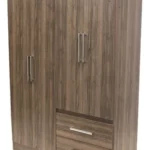 ROPERO FORTALEZA 4P DAKOTA 180X130X47 MAXIMO