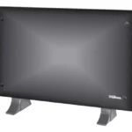 PANEL DE VIDRIO LILIANA HOTGLASS PIE/PARED, 600/1200W, PATAS METALICAS P/PISO, SOPORTE P/PARED, 53X51X22CM