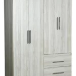 ROPERO FORTALEZA 4P MARFIL 180X130X47 MAXIMO