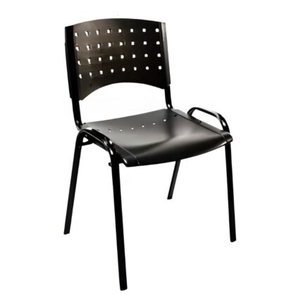 SILLA DE OFICINA APILABLE CAÑO OVALADO
