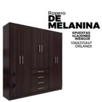 ROPERO MELAMINA 6P 4C WENGUE