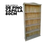 BIBLIOTECA DE PINO CAPILLA 80CM
