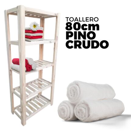 TOALLERO 80 PINO CRUDO