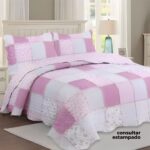 CUBRECAMA AMARELO QUILT ESTAMPADO REVERSIBLE 2 1/2 240X260 CM, 2 FUNDAS DE 50X70 CM + 2 FUNDAS DE 50X50/30X45CM - Imagen 3