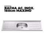 BACHA AC. INOX 160 MAXIMO
