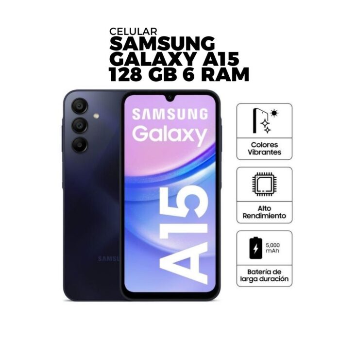 CELULAR SAMSUNG GALAXY A15 128 GB 6 RAM - Imagen 1