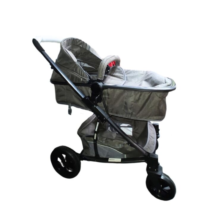 COCHE DE ALUMINIO MOISES, 2 RUEDAS DE 7" Y 2 DE 10", GRAN CUBREPIES, LATAPY - Imagen 3