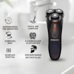 AFEITADORA PHILCO INALAMBRICA LITHIUM, CABEZAL FLOTANTE 3D, BATERIA CON DURACION DE 75MIN, USO EN SECO Y HUMEDO - Imagen 7