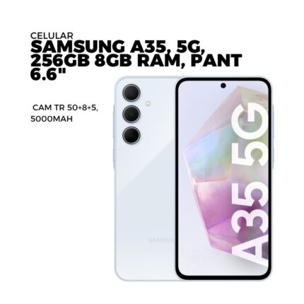 CELULAR SAMSUNG A35, 5G, 256GB 8GB RAM, PANT 6.6" CAM TR 50+8+5, 5000MAH