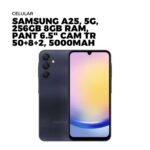 CELULAR SAMSUNG A25, 5G, 256GB 8GB RAM, PANT 6.5" CAM TR 50+8+2, 5000MAH