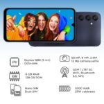 CELULAR SAMSUNG A25, 5G, 256GB 8GB RAM, PANT 6.5" CAM TR 50+8+2, 5000MAH - Imagen 3