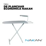 TABLA DE PLANCHAR ECONOMICA NAKAN