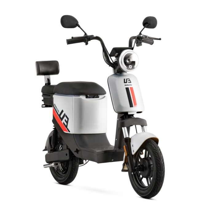 MOTO SCOOTER ELÉCTRICA PHILCO U3 350W, TRANSMISIÓN AUTOMÁTICA, VELOC MAX 25KM, AUTÓNOMIA POR CARGA 35KM, 6/8HS, COLOR BLANCO - Imagen 2