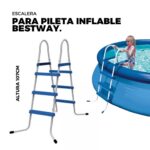 ESCALERA PARA PILETA INFLABLE BESTWAY, ALTURA 107CM