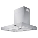 CAMPANA DE COCINA ATMA, ACERO INOXIDABLE, 60CM DE ANCHO, CON LUCES LED, 3 NIVELES DE VELOCIDADES - Imagen 3